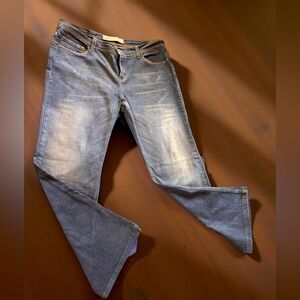 Express Blue Flare & Wide Leg Jeans